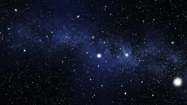 Glimmering Celestial River of Stardust