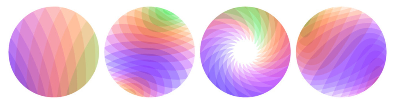 Set of translucent colored spheres. Abstract geometric design. 3D vector illustration for brochure, poster, cover, card, presentation, flyer or banner.