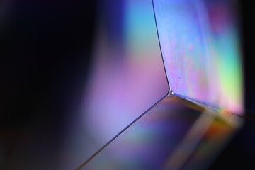 Blue fluid films, minimalistic background, flat waves, smooth movement, dark futuristic abstract, purple surface	