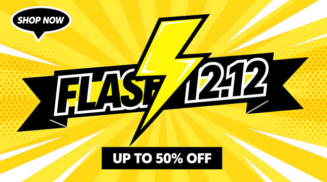 Boost your holiday sales with this dynamic Flash 12.12 promotion, drive urgency with limited time offers and capture shoppers' attention now!