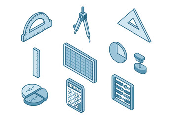 Tools for learning and measuring used in math, science, and engineering classes