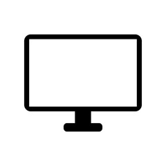 Desktop Computer Icon | Monitor Screen Symbol