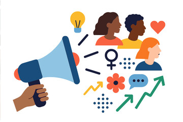 Creative voices unite for a brighter future through collaboration and innovation in a vibrant community setting