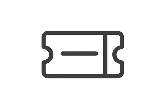 Event ticket design featuring a clean and simple layout ideal for various gatherings and occasions