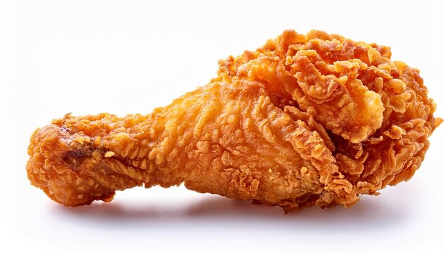 ory crispy drumstick fried chicken isolated on white background