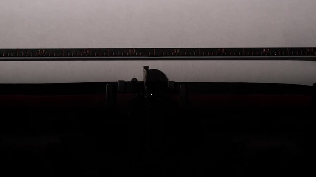 Typewriter typing the powerful quote war never changes on a paper sheet, conveying a timeless message about conflict, peace, and history with a vintage aesthetic