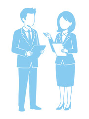 Business People Discussion