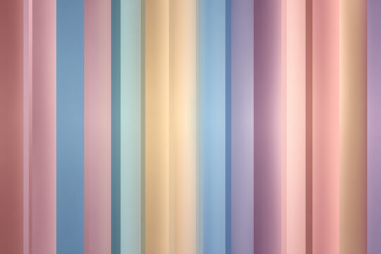 Abstract pastel vertical stripes with subtle gradients and soft lighting