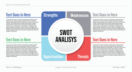  infographic  SWOT analysis business strategy planning presentation template, success, goal, opportunity, Vector illustration