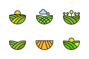 Field icon illustration