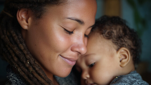 Um abra&ccedil;o carinhoso  cheio de amor de m&atilde;e e filho
