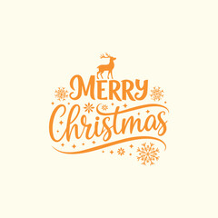 Christmas Ribbon Typography