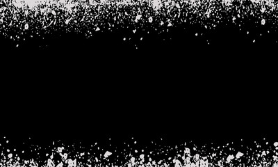 Black and white abstract grunge border background