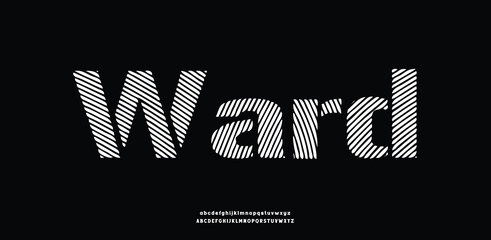 Hiragana Font. Perfect Asian Japanese modern style vector type font. Typography of Japanese or Chinese modern type fonts. Calligraphy in Asian. can use to Title cover, film, book, graphic and manymore