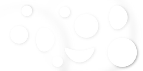 White and grey abstract modern circle background. abstract white circle shape with digital hi tech concept background technology. Presentation slide template. Glowing circle lines design .