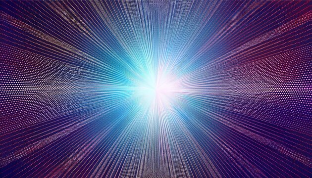 contemporary light rays background with gradient halftone dots abstract geometric pattern and glitch effect for graphic design creative white texture overlay and cyber punk banner art