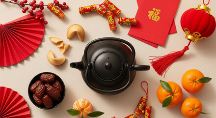 Festive lunar new year arrangement