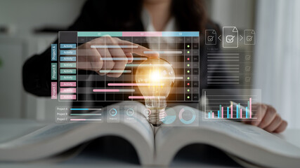Comprehensive project management dashboard integrates scheduling, progress tracking, and performance analytics to improve workflow efficiency and enhance team collaboration. Parse