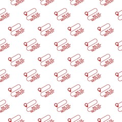 Move location seamless pattern isolated on white  background