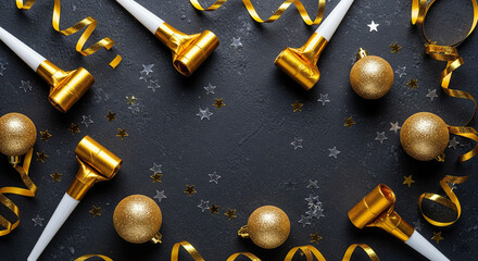 Festive celebration arrangement with transparent background