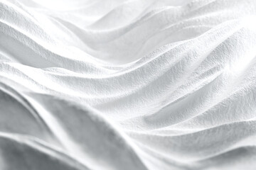 abstract white texture with soft undulating waves