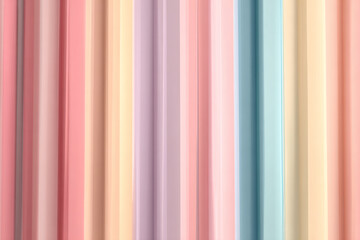 Obraz premium soft pastel striped abstract background with vertical bands of delicate color