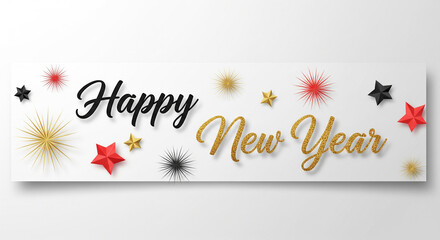 Happy new year banner
