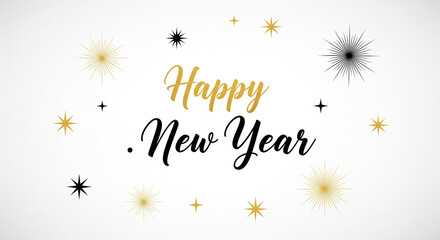 Happy new year celebration