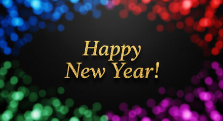 Happy new year festive greeting