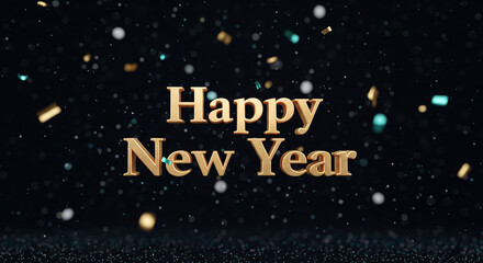 Happy new year festive greeting