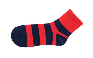 Pair of socks isolated on white.