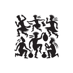 Language & Culture Celebration – Thick Line Art