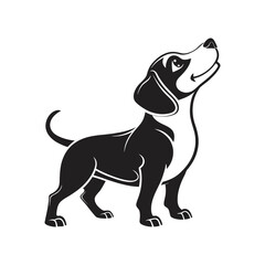 Free Peak Dog Silhouette Logo