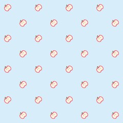 A cute pastel coquette seamless pattern featuring soft ribbons, bows, hearts, and delicate decorative elements. Perfect for gift wrapping, scrapbook paper, stationery design, textile prints, and girly