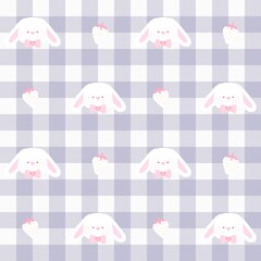 A cute pastel coquette seamless pattern featuring soft ribbons, bows, hearts, and delicate decorative elements. Perfect for gift wrapping, scrapbook paper, stationery design, textile prints, and girly