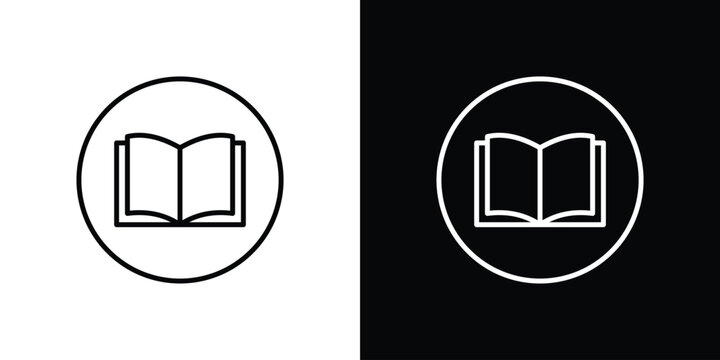 Curriculum icon design element. Linear style vectors