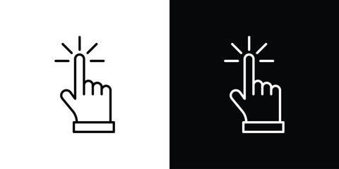 Fototapeta premium Easy to use icon design element. Linear style vectors