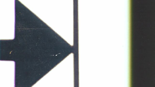 Looping microfiche scan transition in vertical and horizontal formats. Perfect for blending modes, archival looks and retro visual design.