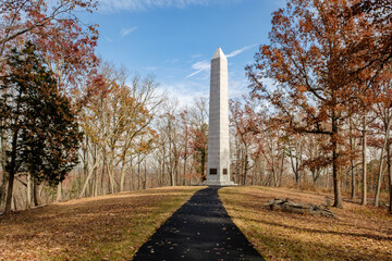 Kings Mountain National Military Park US monument in Blacksburg, South Carolina