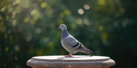 Closeup of a cow grazing on a green meadow with mountain backdrop, emphasizing pasture management