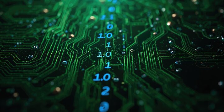 Small green plant sprouting from soil, emphasizing growth and renewal, Earth Day - Powered by Adobe