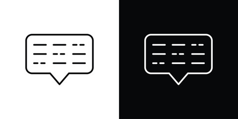 Morse code icon design element. Linear style vectors © Win