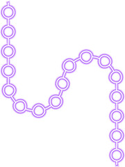 Circle alignment traces a line that forms a continuous tracked curve.