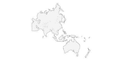 Map of Asia Pacific  © meranda