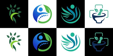 Set of Medical and Healthcare web icons in line style. Medicine, check up, pharmacy, scientific discovery, collection. Vector illustration.