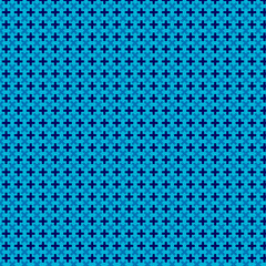 Abstract Blue Cross Pattern Background