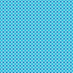 Blue Cross Pattern Seamless Background
