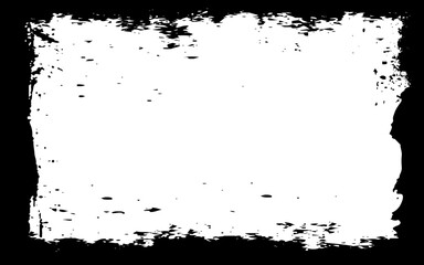 Scratched Frame. Grunge Urban Background Texture Vector. Dust Overlay. Distressed Grainy Grungy Framing Effect. Distressed Backdrop Vector Illustration