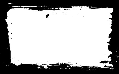 Grunge border vector texture background. Abstract frame overlay