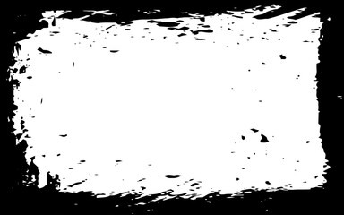 Grunge border vector texture background. Abstract frame overlay. Grunge Frame. Vector Illustration.
